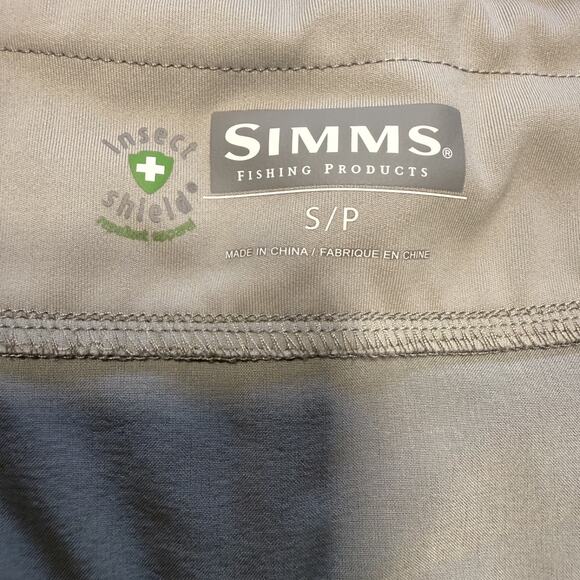 Simms BugStopper Jogger Womens SZ: S UPF Insect Shield Fishing Outdoor Hiking - Picture 7 of 16